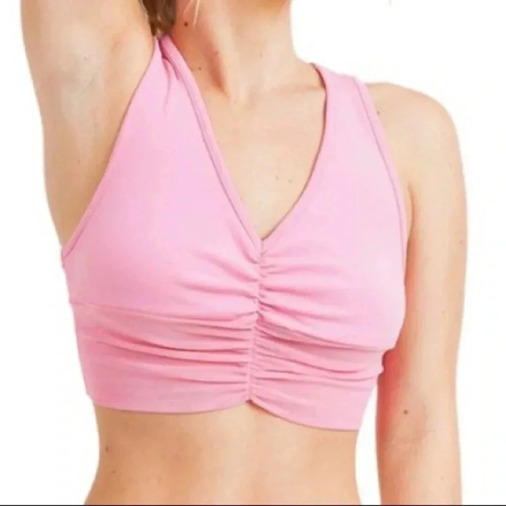 🆕Kimberly Pink Mesh Insert Rushed Sport Set L🆕 - Picture 2 of 11
